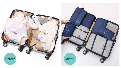 Set de 8 Organizadores de Viaje - Cubos Empacadores para Ropa, Zapatos y Accesorios - Image 18