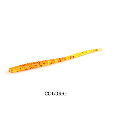 Señuelo de Larva 8cm Acción Suave con Sal - Monocolorado - Image 10