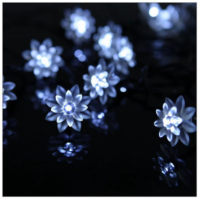 Luz Solar Decorativa Doble Loto LED - Image 5