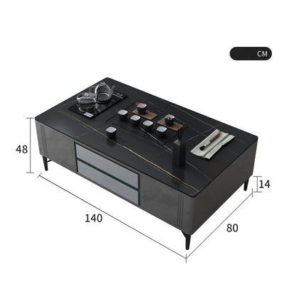 Mesa de Té Kung Fu Minimalista Italiana Multifuncional - Image 7