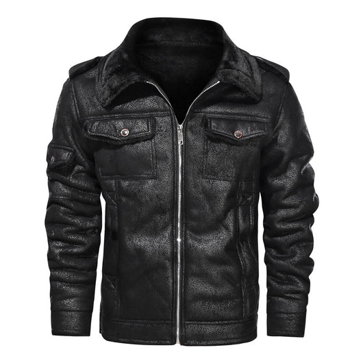 Chamarra Polar Suelta Cálida para Hombre - Image 19