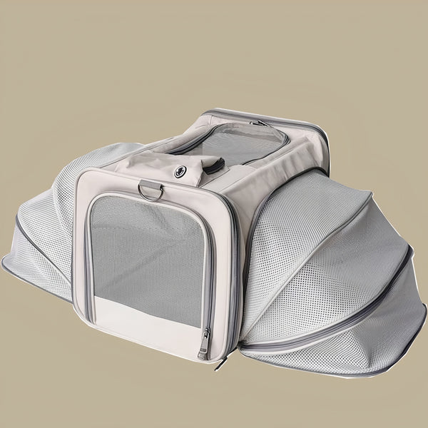 Mochila Transportadora para Mascotas Respirable de Gran Capacidad