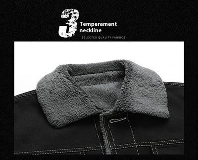 Chaqueta Denim Forrada en Polar para Hombre - Estilo Premium - Image 16