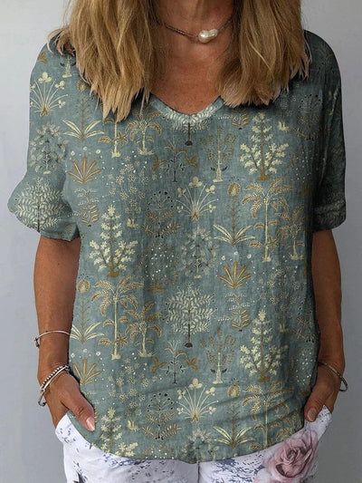 Blusa Estampada sin Cuello de Poliéster para Mujer - Image 21