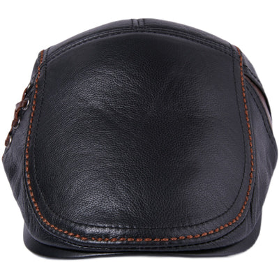 Boina de Cuero Genuino para Hombre - Image 5