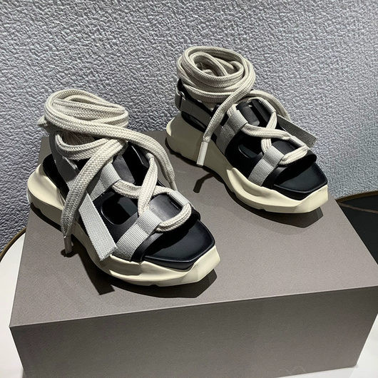 Sandalias de Moda con Punta Cuadrada y Tiras Cruzadas para Uso Casual - Image 5