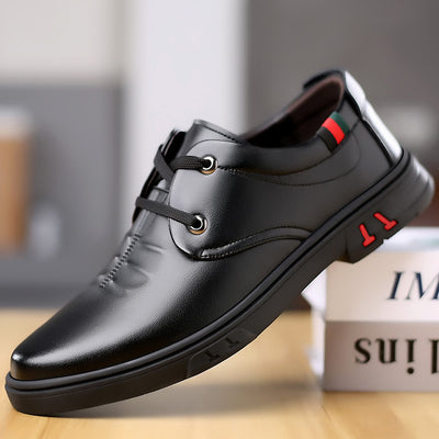 Zapatos Casuales de Cuero Suave con Punta Redonda - Image 5