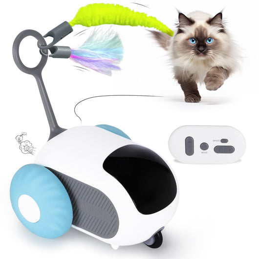Juguete Interactivo para Gatos y Perros - Auto Controlado con 2 Modos de Movimiento