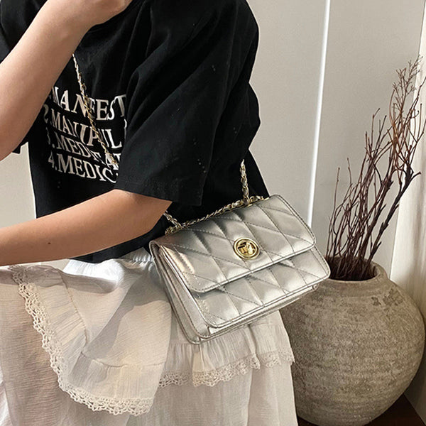 Bolso Mensajero de Cadena para Mujer - Elegancia Casual y Funcional