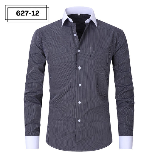Camisa Rayada de Verano para Hombre Talla Grande - Image 24