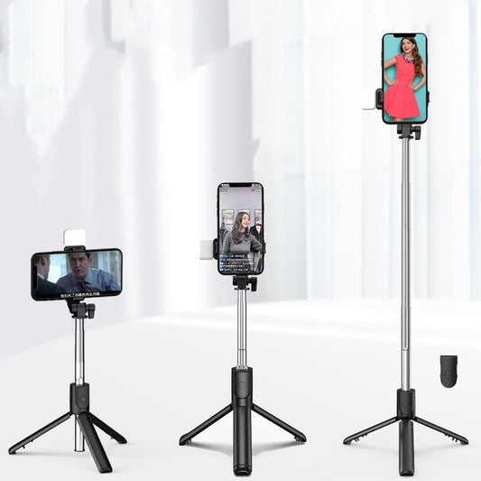Palo Selfie Trípode con Luz LED Bluetooth Compatible con iPhone - Transmisión en Vivo
