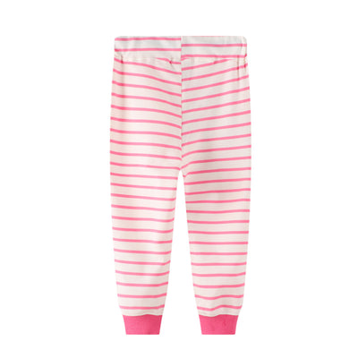 Pantalones Infantiles Bordados de Felpa para Otoño - Image 6