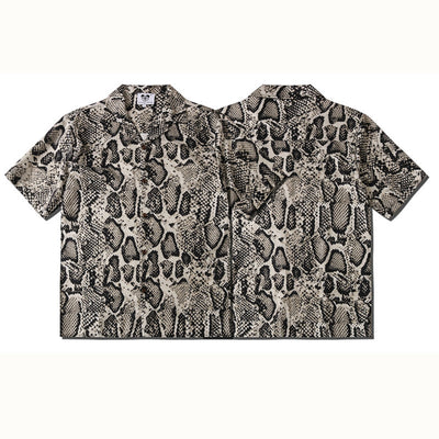Cardigan Suelto Estampado Leopardo de Manga Corta Unisex - Image 6