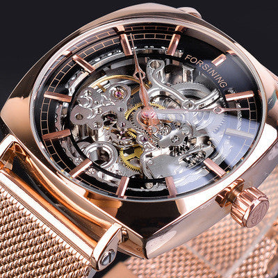 Reloj Mecánico Automático para Hombre con Esfera Esqueletizada - Image 11