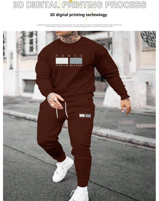 Suéter Cuello Redondo Casual Deportivo Hombre Talla Europea - Image 18