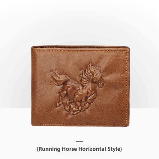 Cartera de Cuero Artesanal Grabada Retro para Hombre - Image 45