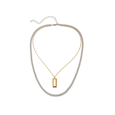 Collar Multicapa de Aleación - Diseño Urbano y Personalidad - Image 2