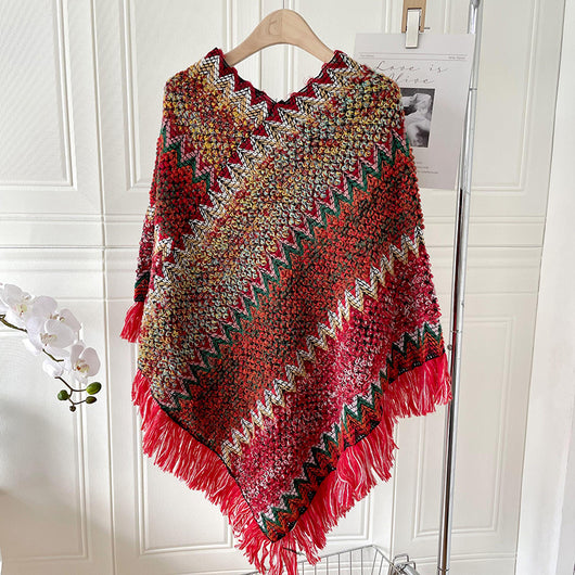 Pañuelo Étnico Térmico Irregular para Cabeza - Bufanda Versátil para Mujer - Image 7
