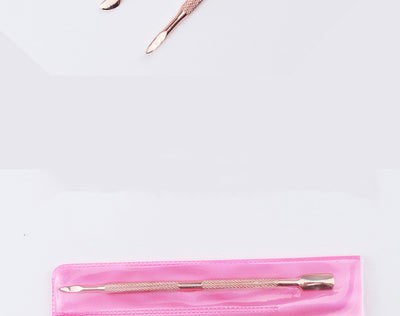 Set de Herramientas para Uñas en Acero Inoxidable Oro Rosado - Image 6