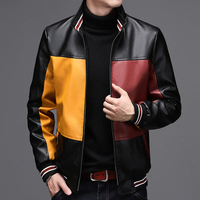 Chaqueta de Cuero Casual para Hombre - Image 10