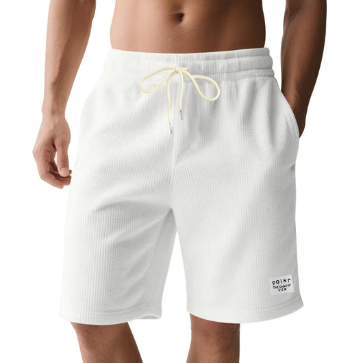 Shorts Holgados de Lino para Hombre - Corte Recto y Cierre de Cordones - Image 34