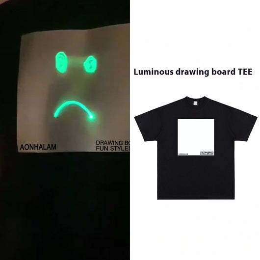 Playera de Algodón Puro con Diseño Luminoso - Unisex Holgada - Image 18