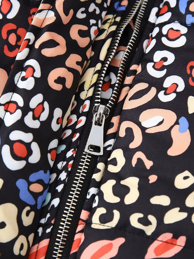 Chaqueta de Algodón Suelta con Cuello de Pie y Cierre - Image 12