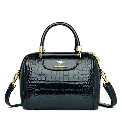 Bolso Bandolera de Cuero Charol Brillante para Mujer - Image 15