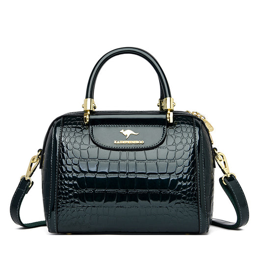 Bolso Bandolera de Cuero Charol Brillante para Mujer - Image 15