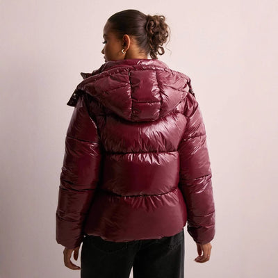 Chaqueta Deportiva Acolchada con Capucha para Mujer - Image 4