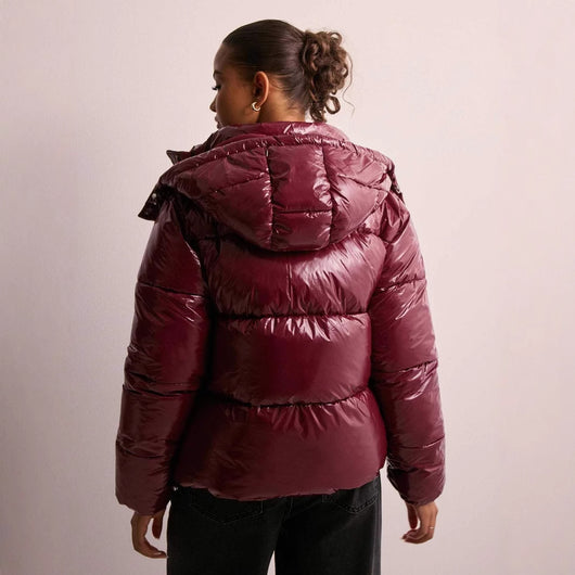 Chaqueta Deportiva Acolchada con Capucha para Mujer - Image 4
