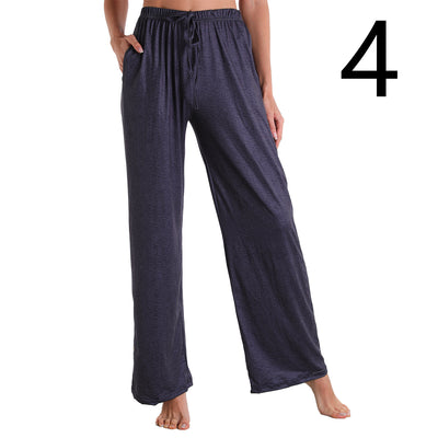 Pantalones Deportivos Casuales con Cintura Elástica y Bolsillos para Mujer - Image 61