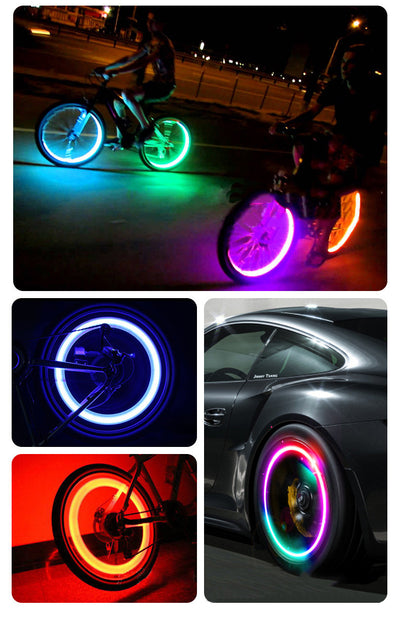 Luces LED Neon para Válvulas de Rueda - Auto, Moto y Bicicleta - Image 17
