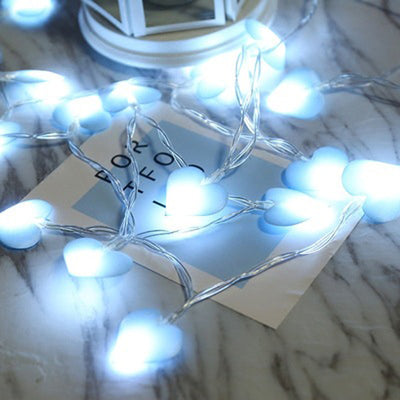 Cadena de Luces Decorativas con Corazones - Iluminación Romántica - Image 4
