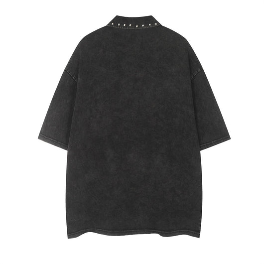 Polo Lavado y Desgastado para Hombre - Comodidad de Verano - Image 2