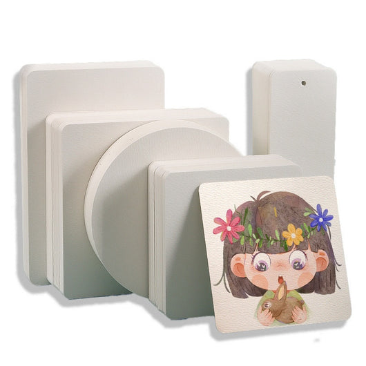 Tarjetas Postales de Papel Acuarela 300g Blanco - Image 5