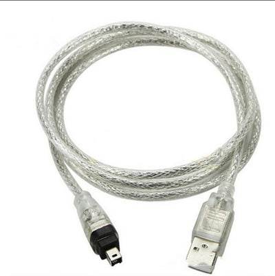 Cable USB-A a 4 Pines para Periféricos - Blanco Transparente - Image 5