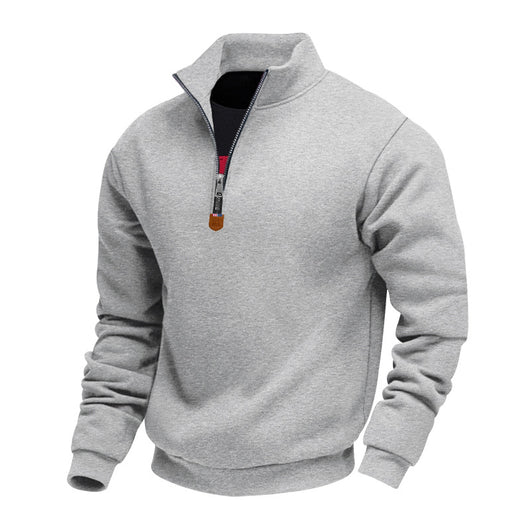 Sudadera Deportiva Cuello Alto con Cierre Medio para Hombre - Image 6