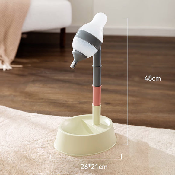 Dispensador Automático de Agua para Mascotas con Altura Ajustable