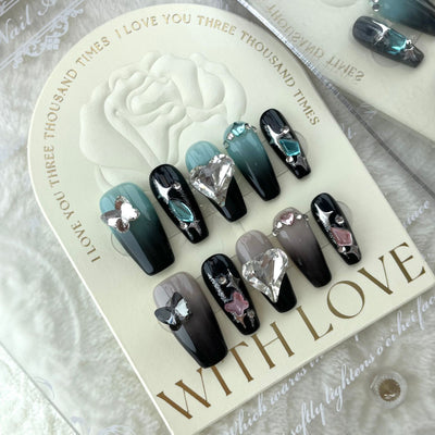 Uñas Postizas Largas Artesanales - Manicura Perfecta Lista para Usar - Image 13