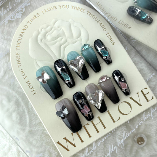 Uñas Postizas Largas Artesanales - Manicura Perfecta Lista para Usar - Image 13