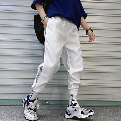 Pantalones Harem Elásticos para Hombre - Comodidad Casual - Image 8