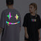Blusa Holgada Talla Grande Cuello Redondo Manga Corta