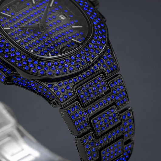 Reloj Hip Hop para Hombre con Diamantes Completos - Diseño Exclusivo - Image 12