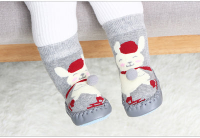 Calcetines Antideslizantes de Algodón para Niños con Diseños Animados - Image 6