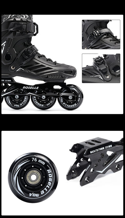 Patines en Línea para Adultos Principiantes - Diseño Elegante y Estable - Image 4