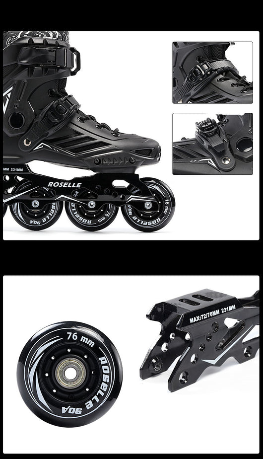 Patines en Línea para Adultos Principiantes - Diseño Elegante y Estable - Image 4