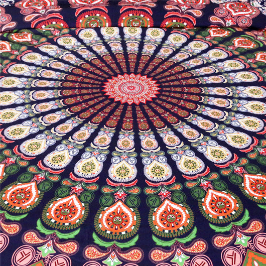 Juego de Cama Boho Floral Rojo y Blanco - Set Completo de 4 Piezas - Image 9