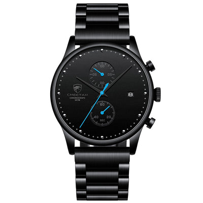 Reloj Empresarial para Hombre Resistente al Agua con Correa de Acero Multifuncional - Image 4