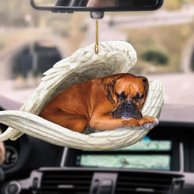 Colgante de Auto Ángel Perro Dormido - Adorno Decorativo de Acrílico para Puertas - Image 18